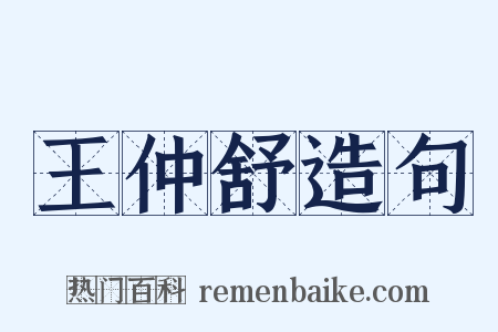 王仲舒造句是什么意思的图片
